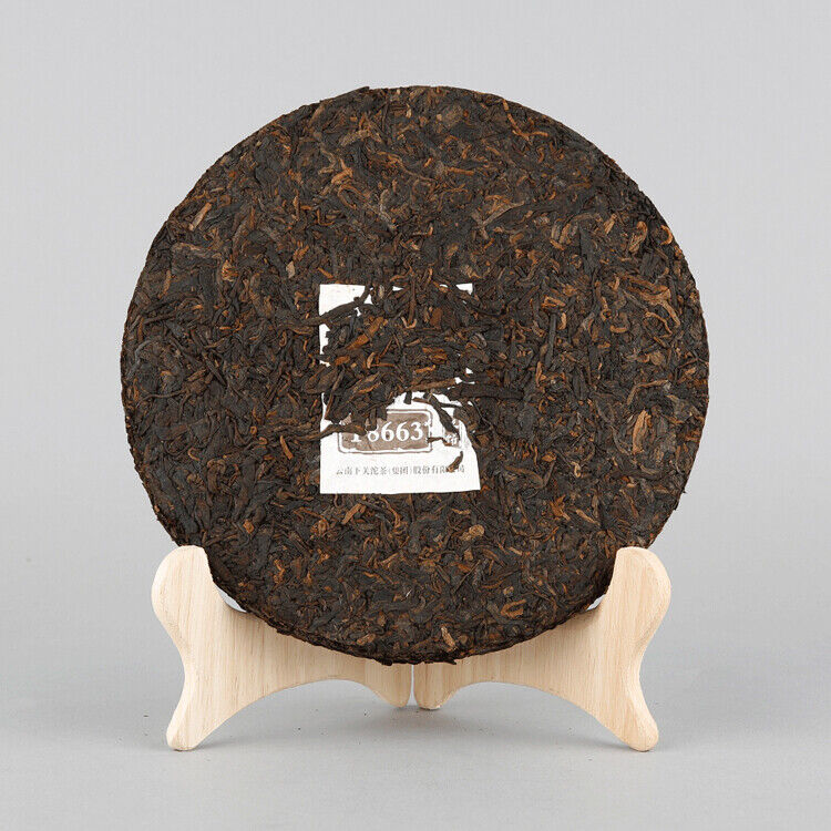 Iron Cake T8663 * 2019 Yunnan XiaGuan Tuocha Group Pu'er Tea Puer Ripe Shu 357g