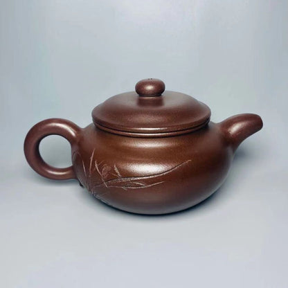Vintage Chinese Yixing Purple Clay Teapot Zisha Ceremony Gift Teaware Exquisite