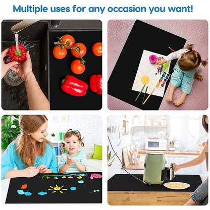 Silicone Mat Extra Large Heat Resistant Placemat Waterproof Kitchen Counter Pads