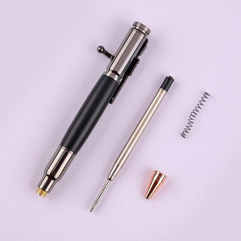 Edc Pocket Bolt Action Ball Pen Self-defense Tactical Pen Student Stationery
