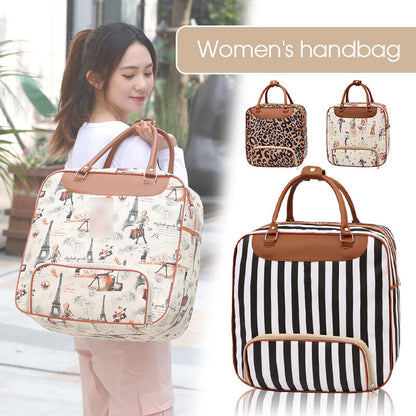 Women Holdall Hand Luggage Handbag Large Travel Duffle Bag Weekend Overnight