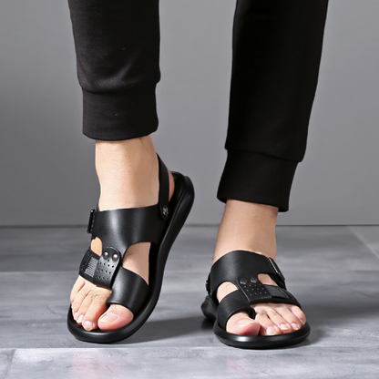 Leather Men Sandals Beach Shoes Slippers Outdoor Slippers Mens Shoes Shoe