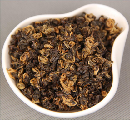 Dian Hong Black Tea Yunnan Golden Snail Bud "JingLuoYa" Organic Tea Loose Leaf