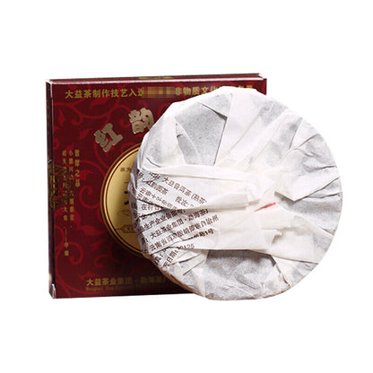 Dayi Tea Red Rhyme Round Cake * 2012 Yunnan Menghai Ripe Pu Er Puer Pu Erh 201