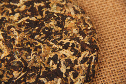 100g China Premium Yunnan Ripened Puer Tea Cake Chrysanthemum Flavor healthy tea