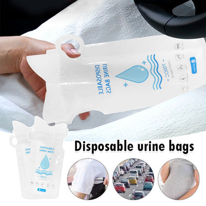 4Pcs 700ml Portable Toilet Pee Bag Camping Pee Bags Unisex Urine Bags Vomit Bags