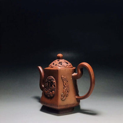 vintage chinese yixing purple clay teapot zisha ceremony teaware collection rare