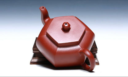 280cc chinese Yixing Handmade Zisha DaHongPao clay Teapot Liu Fang Hu Tea Pot