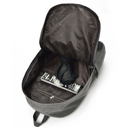 Women Men Canvas Backpacks Large School Bags Boys Girls Travel Laptop Backbag