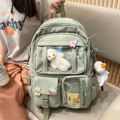 Large Backpacks Students School Purse Sweet Waterproof School Travel Bags Zipper