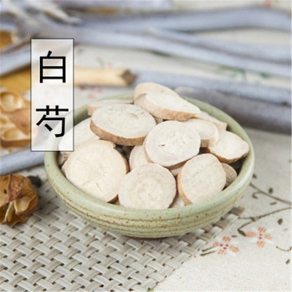 Chinese Herb White Peony Root Paeonia lactiflora Baishao Slices 白芍片 100g-500g