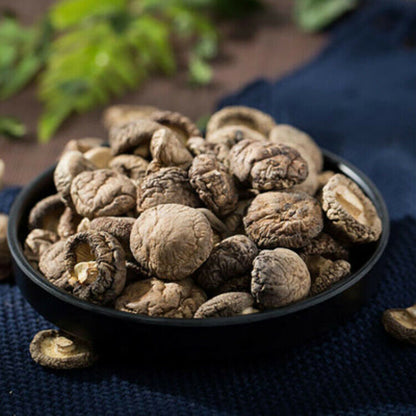 250g Chinese Dried Mushroom 4-5cm Glossy Mushroom Fujina Winter Dried Shiitake