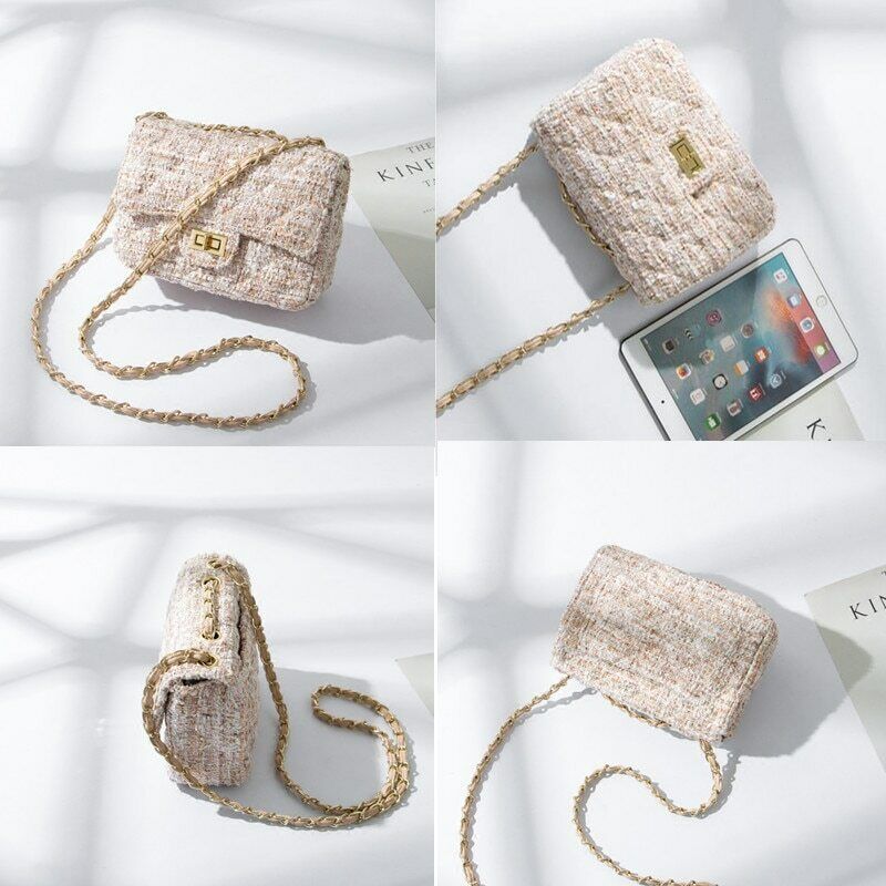 Women Bags Woolen luxury handbags Crossbody Bag Women Shoulder Bag Purse Clutch