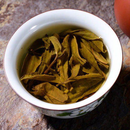 250g Yunnan Organic Pu-Erh Tea Ancient Tree Pu'er tea Brick 普洱茶溢庆源邦崴乔木大树古树生茶砖茶