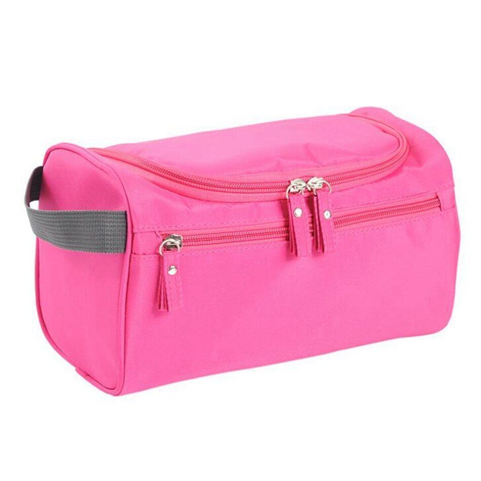 Travel Cosmetic Bag Hanging Zipper Makeup Case Organizer Storage Bag 25*15*14CM