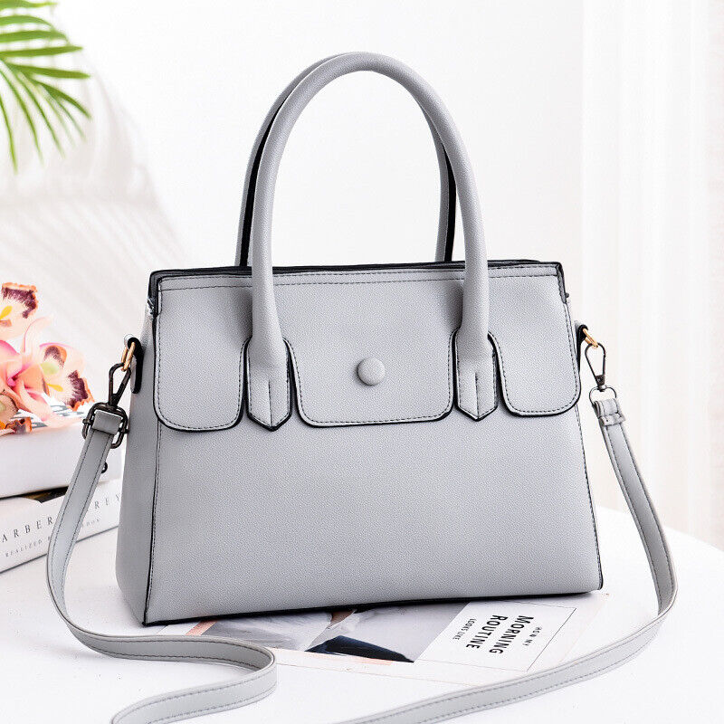 2023 Womens PU Leather Handbags Shoulder Messenger Tote Travel Crossbody Bag