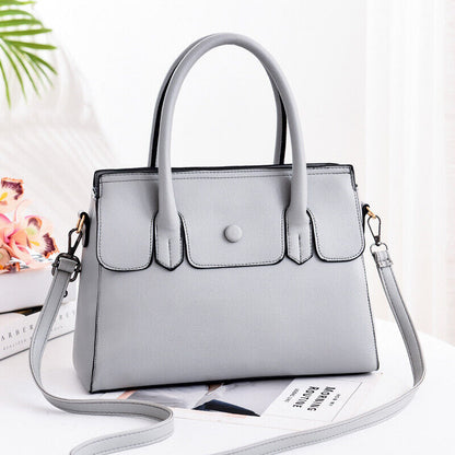 2023 Womens PU Leather Handbags Shoulder Messenger Tote Travel Crossbody Bag