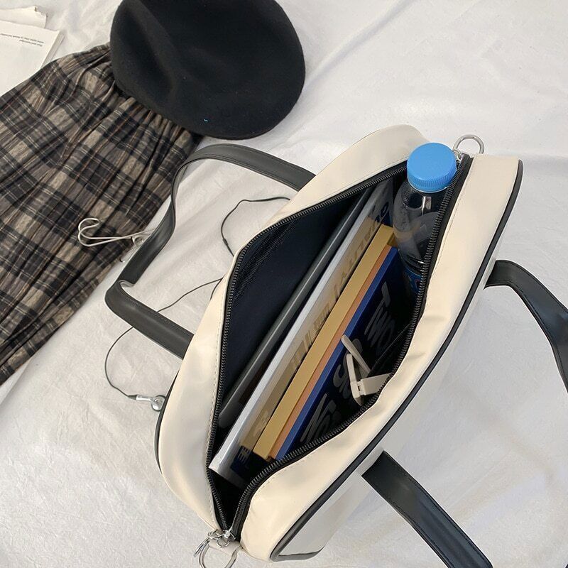 Tote Bag Women's Leather Single Shoulder Bag Messenger Bag Class Handbag