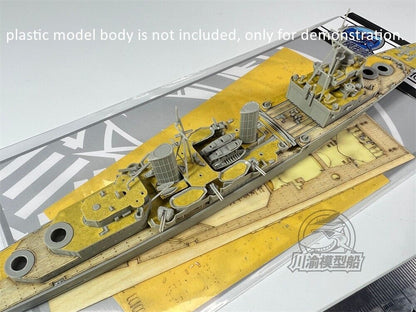 1/700 Scale Wooden Deck Masking Sheet for Trumpeter 06701 HMS Belfast 1942 Model