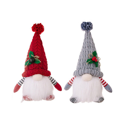 11in Christmas Doll Ornament With Light XMAS Home Decorations Gifts for New Year