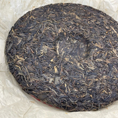 Pu'er tea, 2004, Chinese tea green Ruyi old banzhang, Chinese tea green Ruyi old banzhang, 357 grams, raw