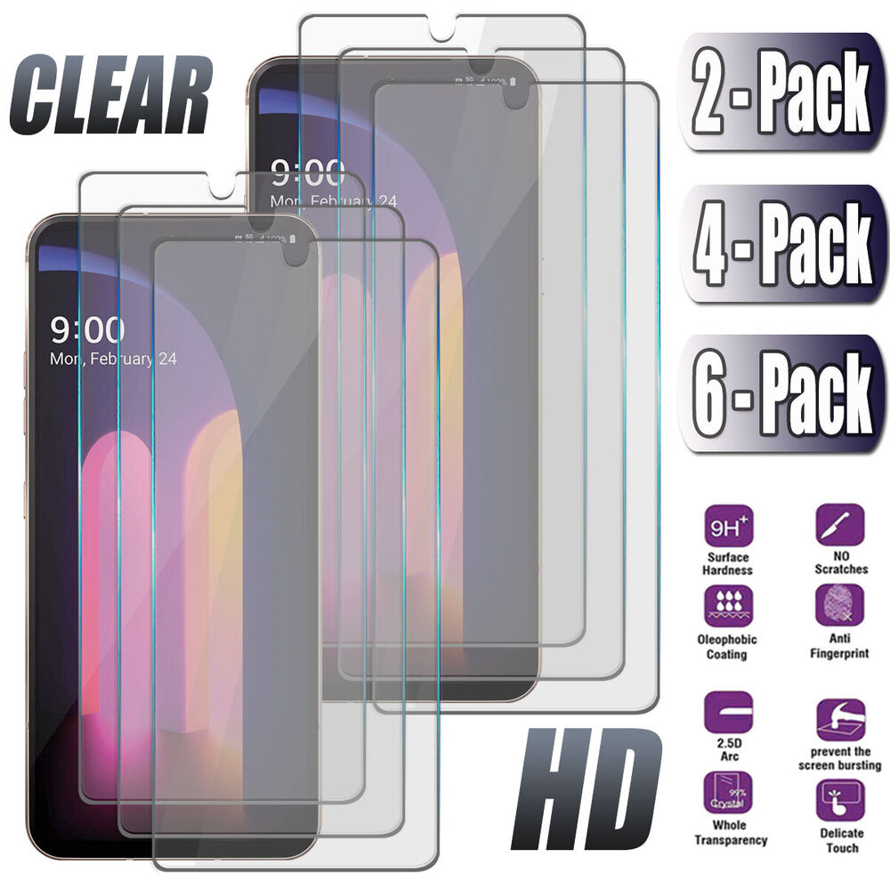 For LG V60 ThinQ 5G/V60 ThinQ/V60 Glossy Tempered Glass Clear Screen Protector