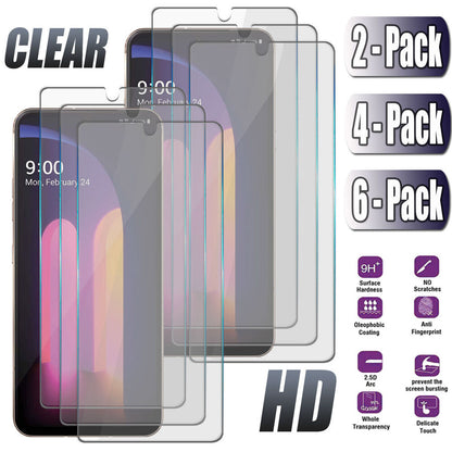 For LG V60 ThinQ 5G/V60 ThinQ/V60 Glossy Tempered Glass Clear Screen Protector