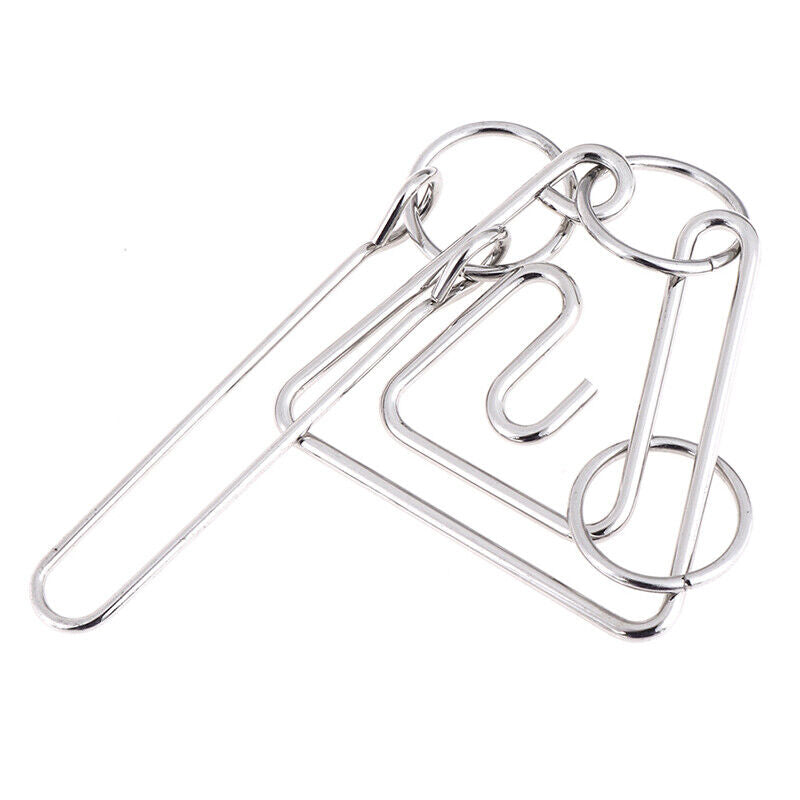 Classic Challenging Metal Wire Puzzle Brain Teaser Game for Adults Kids-ca