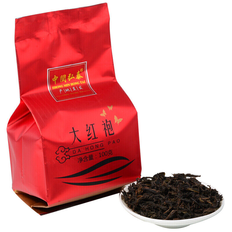 Tan Bei High-baked Da Hong Pao Tea Wuyi Yancha Big Red Robe Oolong Tea 100g