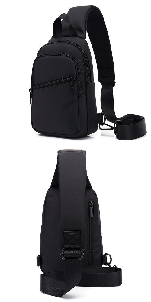 Water Resistant Sling Backpack Rucksack Chest Pack Single Strap Daypack Bag