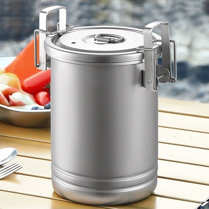 Rice Cooker Steam Pot Outdoor Portable Picnic Cookware Stainless Steel Camping