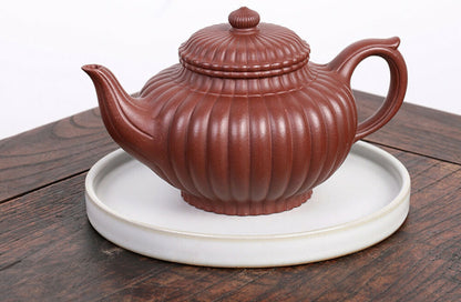 430cc chinese Yixing Handmade Zisha Dicaoqing clay Teapot JinNang Hu Tea Pot