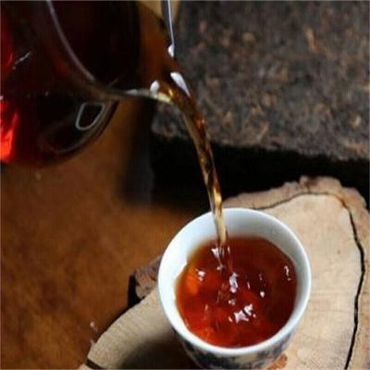 Chinese Kung Fu Black Tea 250g Yunnan Puer Tea Brick Old Pu Erh Tea Healthy Food