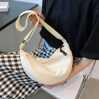 Crossbody Canvas Sling Bag Hobos Chest Bag Shoulder Purse Adjustable Strap Pouch
