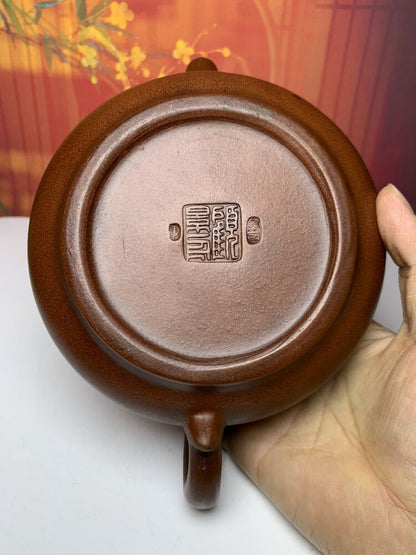 Vintage Chinese Yixing Purple Clay Teapot Zisha Ceramic Orchid Household Teaware