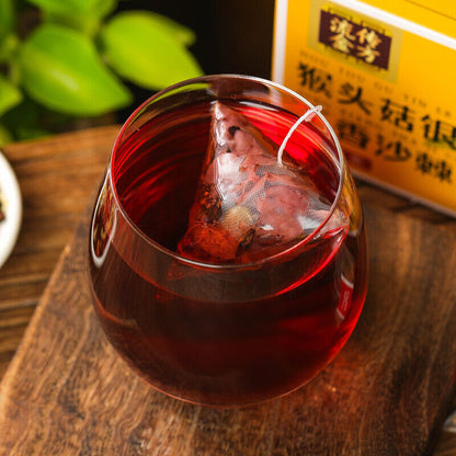 Monkey Head Mushroom Gingernut Berry Wolfberry Hawthorn Clove Sea Buckthorn Tea