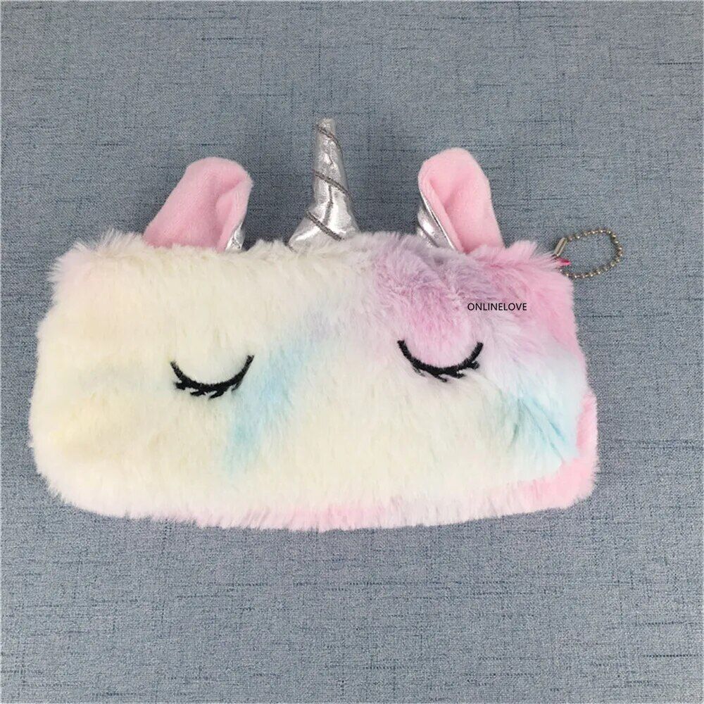 Tissue Pumping Storage Box Kawaii Plush Stuffed Doll Lovely Soft Unicorn Case