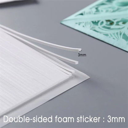 Scrapbookings Double-Sided Adhesives Foam Strips Tape DIY Card Making 3-6 Sheets