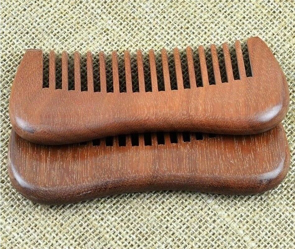 Natural Chinese Red Sandal Wood Comb Hair Comb No Static Hairbrush Massage Curls