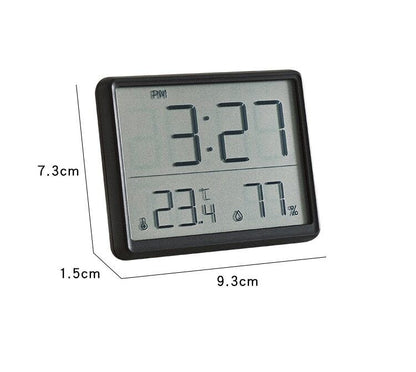 Alarm Clock ABS Plastic Digital Refrigerator Magnetic Multi-Functional LCD Decor