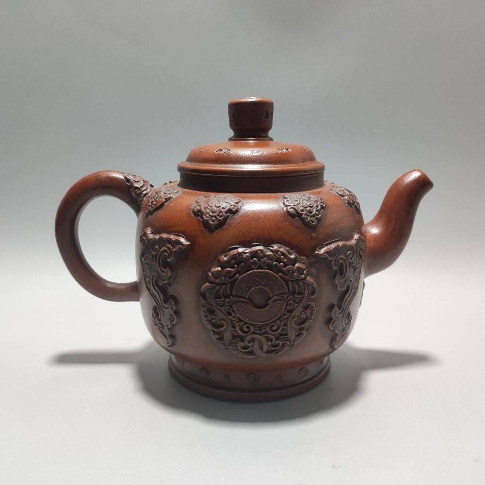 Vintage Chinese Yixing Purple Clay Teapot Zisha Ceremony Fashion Gift Teaware
