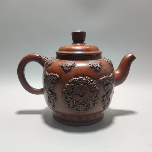 Vintage Chinese Yixing Purple Clay Teapot Zisha Ceremony Fashion Gift Teaware