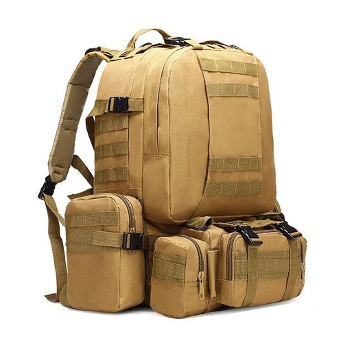Tactical Backpack 4 in 1 Military Army Backpack Sport Bag Hiking Camping Travel