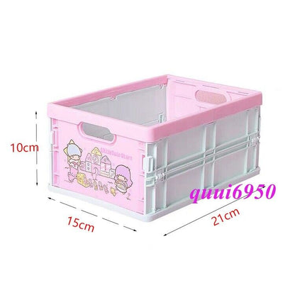 Kuromi Cinnamoroll Hello Kitty My Melody Foldable Storage Box Cube Organizer