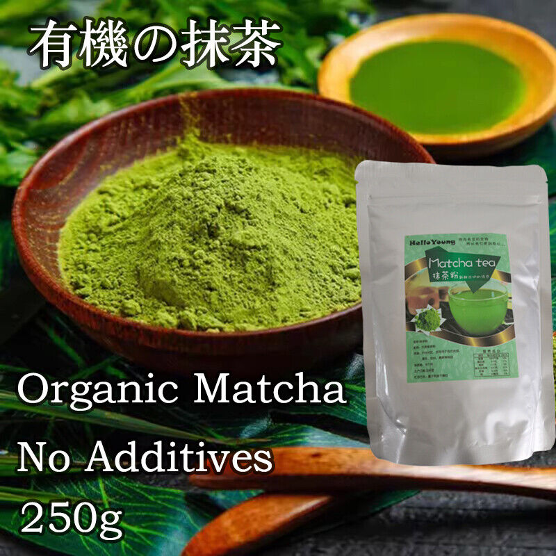 50-250g Organics Matcha Tin -100% Certified Organic Matcha Powder |Green Tea