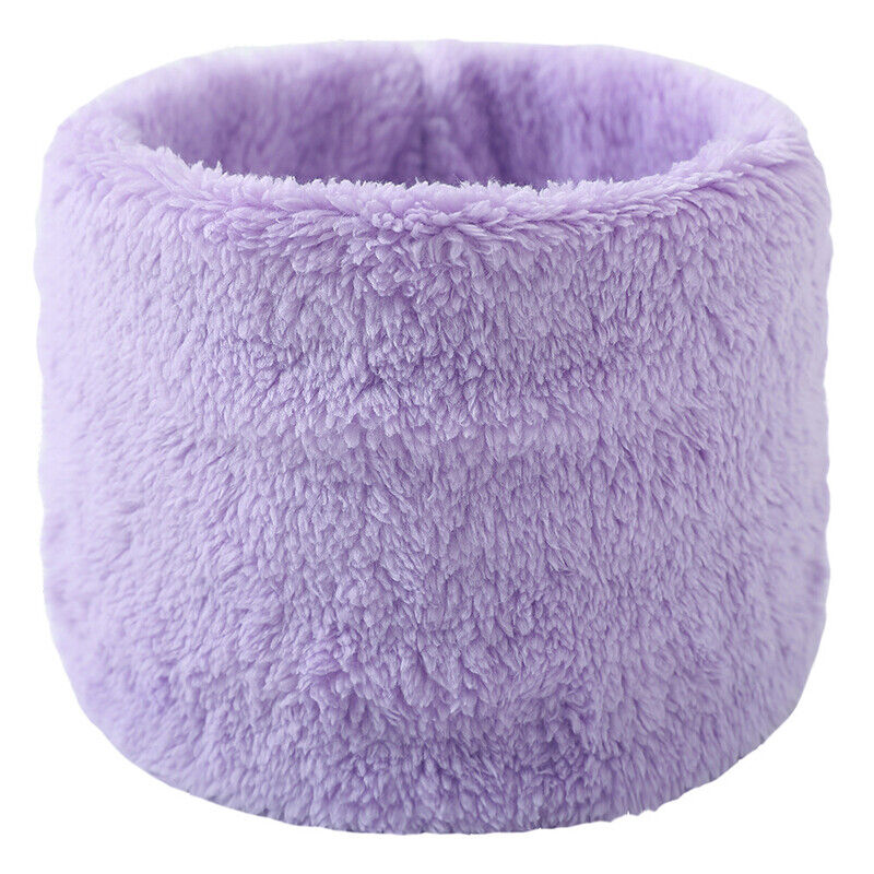 Unisex Winter Warm Plush Ring Scarf Faux Rabbit Fur Headband Collar Bandana