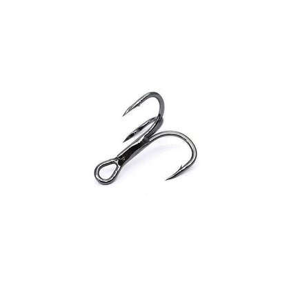 5 Hooks for Each Pack Black Nickle fishing Blade Forged Treble Hooks