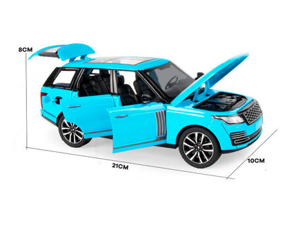 Range Rover Sports SUV Diecast Model Car 1:24 Vehicle Toys Sound &Light Gift