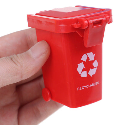 Kid 4pcs/set Trash Can Toy Garbage Truck Cans Curbside Vehicle Bin _AUSEyhMC