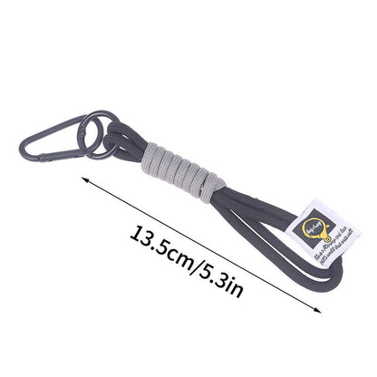 1Pc Braid Lanyard Phone Strap Carabiner Cord Bag Hanging Rope Keychain Pendant